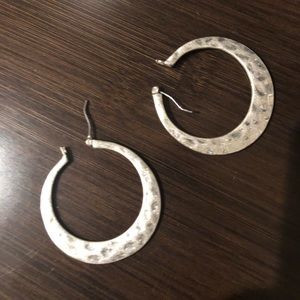 Sterling Silver Lucky Brand Hoops